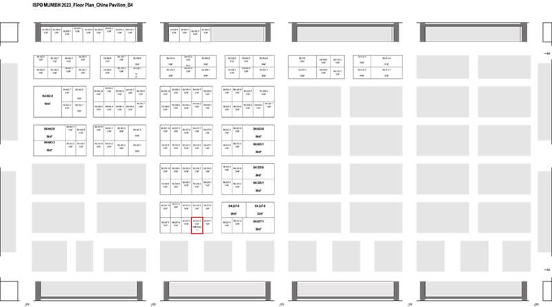 ISPO MUNICH 2023_floor plan_China Pavilion-to Subagent-B4