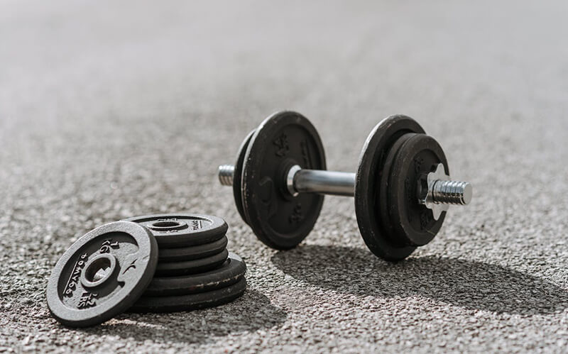 Cast Iron Material Dumbbells