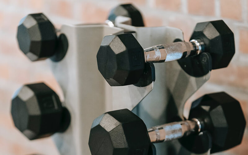 steel material dumbbell